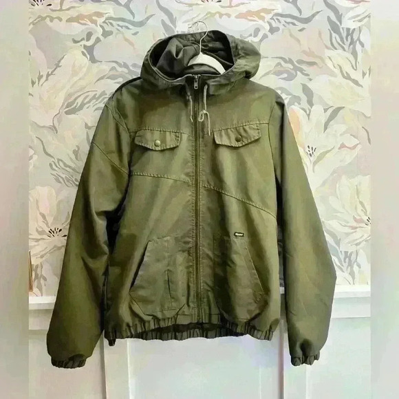 Volcom Kids Army Green Field Jacket - Picture 1 of 6